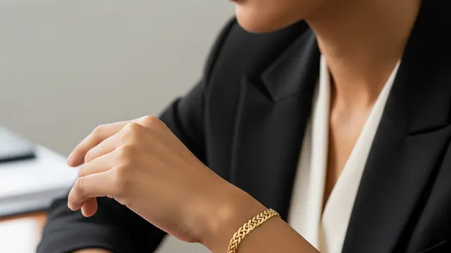 Model Gelang Emas Rantai Kecil untuk Wanita Karir