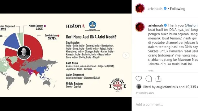 Ariel NOAH (Foto: Instagram/@arielnoah)