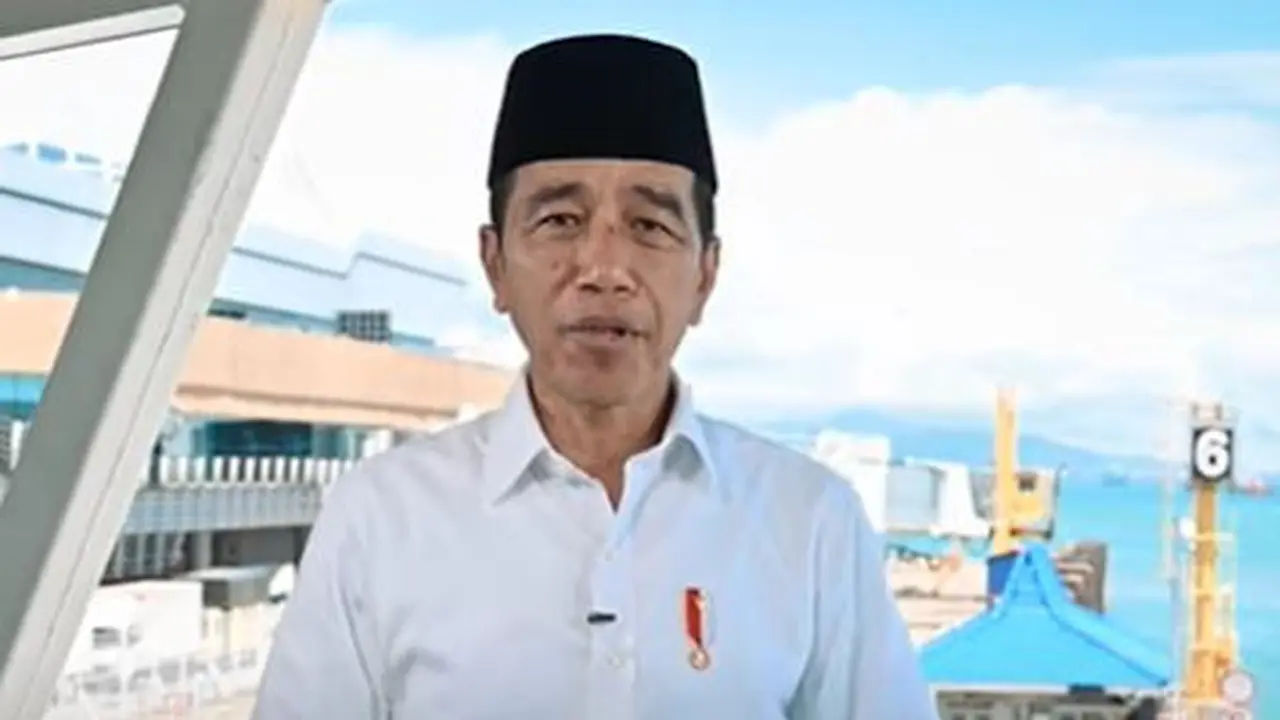 Presiden Joko Widodo atau Jokowi menyampaikan ucapan selamat Idul Fitri 1 Syawal 1444 Hijriah yang jatuh bertepatan pada hari Sabtu, 22 April 2023.