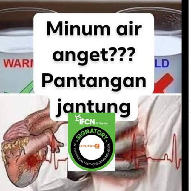 Cek Fakta Kabar Minum Air Es Picu Penyakit Jantung Adalah Hoaks Ini Alasannya Cek Fakta Liputan6 Com