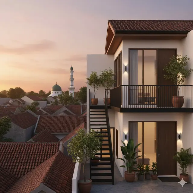 Inspirasi Rumah Kontemporer Murah dengan Mezzanine