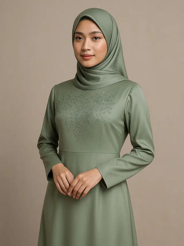 20 Model Baju Pesta Simple Elegan dengan Hijab Terbaru 2025, Tampil Anggun Tanpa Berlebihan