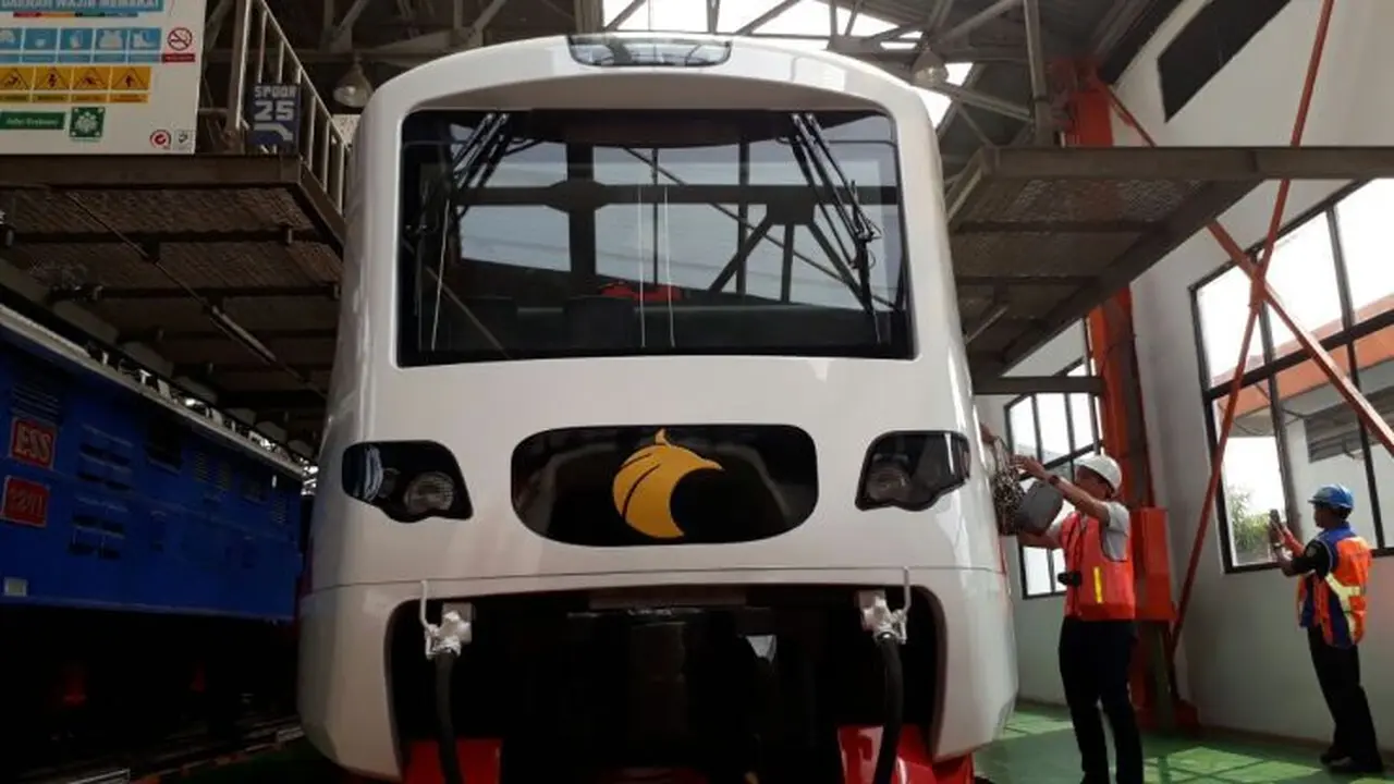 Penampakan Kereta Bandara (Ilyas/Liputan6.com)