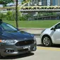 Mobil otonomos yang sedang diuji coba Uber di jalanan Pittsburgh (sumber: uber.com)
