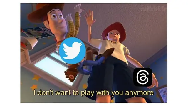 Jadi Pesaing, Ini 9 Meme Kocak Threads vs Twitter yang Bikin Geleng Kepala