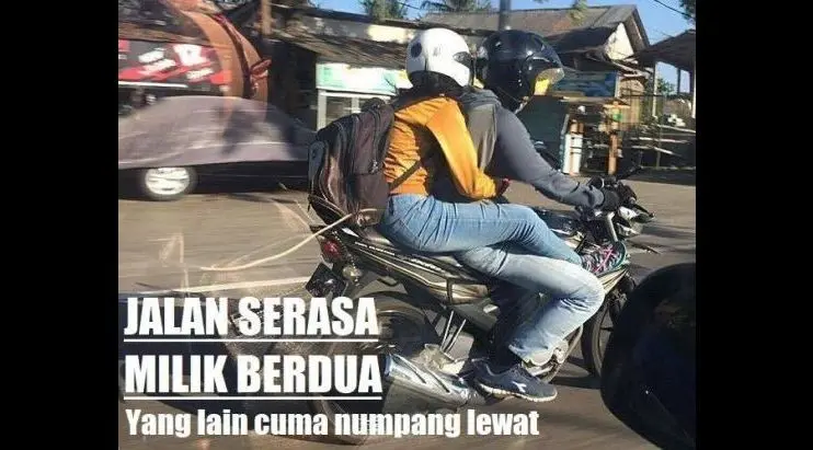 Berbagai hal bisa dijadikan meme menarik, tidak terkecuali yang berkaitan dengan otomotif. (ist)