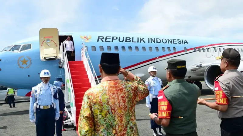 Presiden Joko Widodo atau Jokowi bertolak menuju Australia.