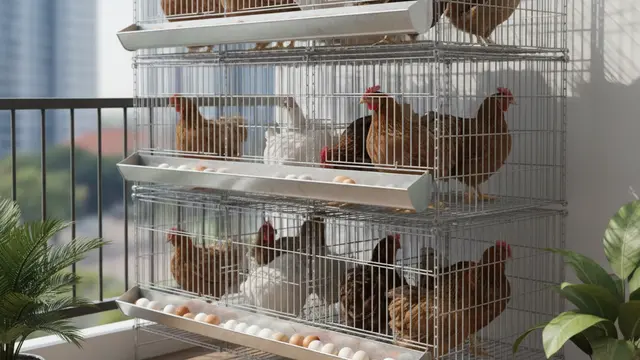 Contoh Kandang Ayam Petelur Skala Kecil Rumahan. AI