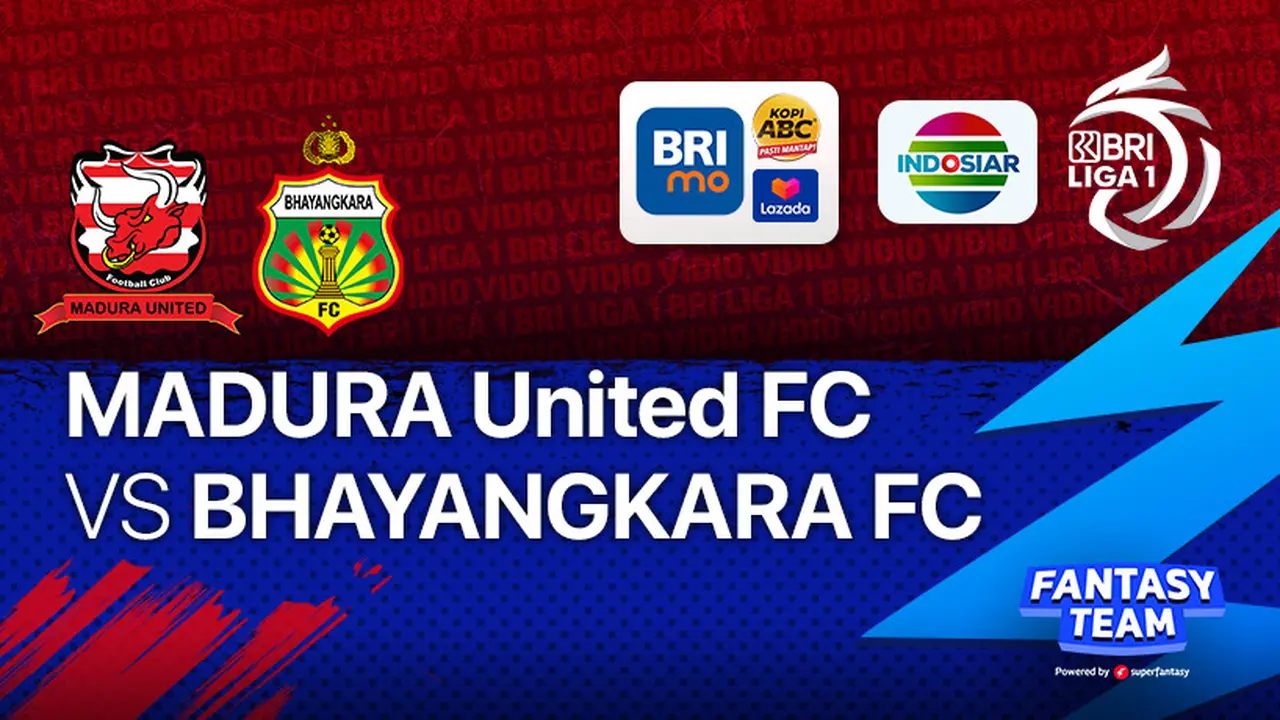 BRI Liga 1 Jumat 14 Januari : Madura United Vs Bhayangkara FC