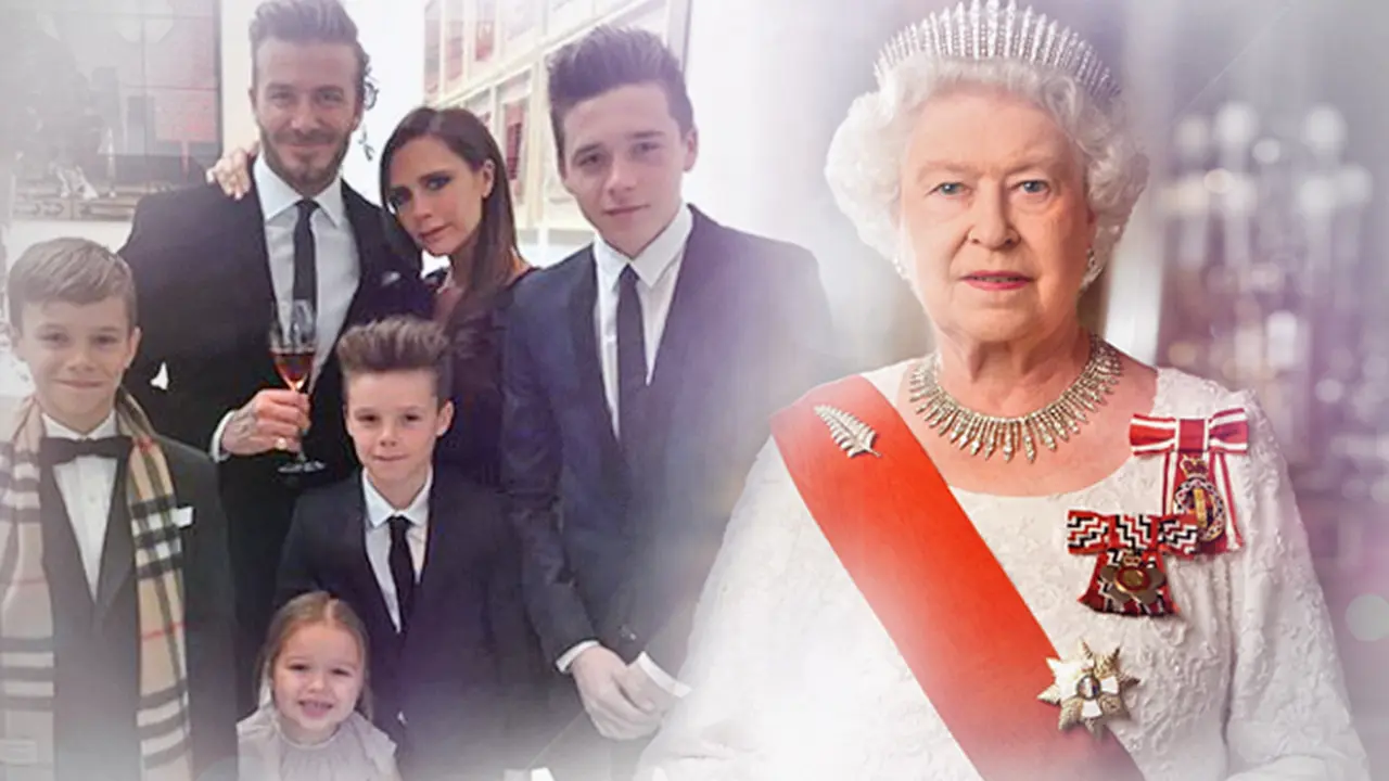 Keluarga David Beckham dan Ratu Elizabeth