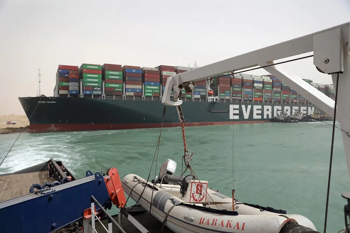 Suez Canal Authority via AP
