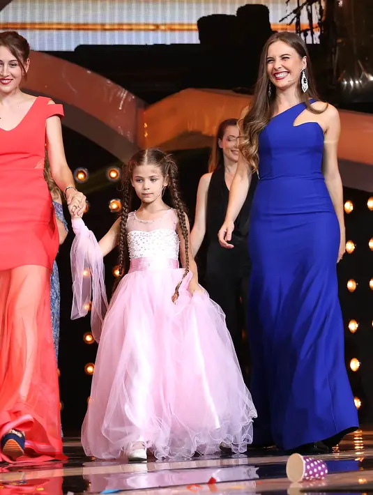 Dengan mengusung tema 'The Biggest Entertainment Festival', SCTV juga menghadirkan para pemain serial drama Elif ke Tanah Air. (Galih W. Satria/Bintang.com)