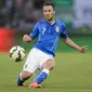 Italy's midfielder Andrea Bertolacci at the Stade de Geneve on June 16, 2015 in Geneva. AFP PHOTO / FABRICE COFFRINI