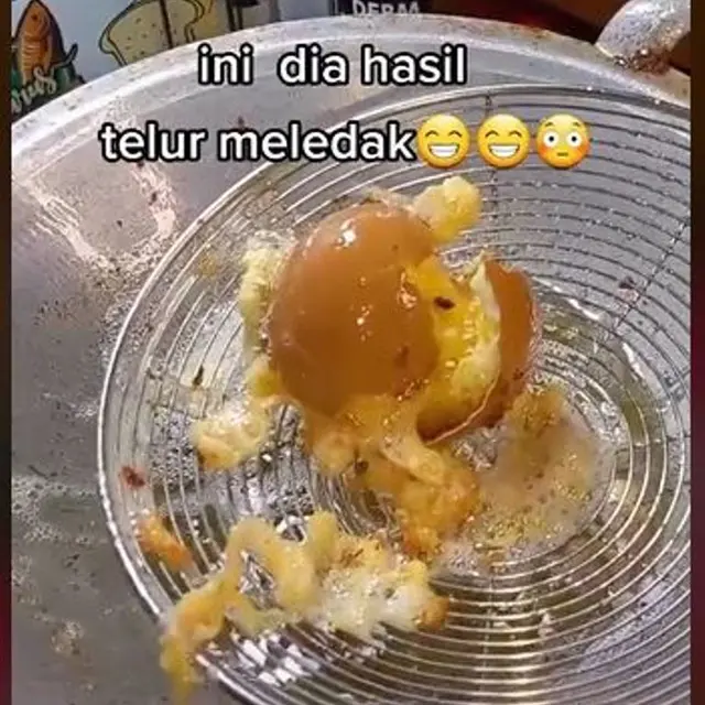 Apa Jadinya Kalau Menggoreng Telur Utuh dengan Cangkangnya?