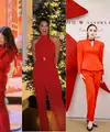 Inspirasi Outfit Natal Serba Merah. [Instagram]