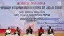 Suasana Rembuk Nasional Perancangan Undang -undang (PPUU) di Gedung Nusantara IV Komplek Parlemen, Senayan, Jakarta, Rabu (18/10). Acara bertema "Membangun Harmonisasi Legislasi Nasional dan Legislasi Daerah".  (Liputan6.com/Johan Tallo)