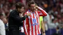 Gol pembuka kemenangan Atletico Madrid dicetak Antoine Griezmann di menit ke-39. (Pierre-Philippe MARCOU/AFP)