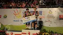 Ganda putra Korsel, Shin Baek Choel/Ko Sung Hyun saat memenangi gelar ganda putra BCA Indonesia Open Superseries Premier 2015, di Jakarta, Minggu (7/6/2015). Shin Baek Choel/Ko Sung Hyun menang 21-16,16-21,21-19. (Liputan6.com/Andrian M Tunay)