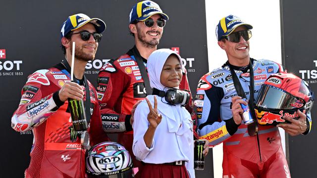 Podium Sprint Race MotoGP Mandalika 2024