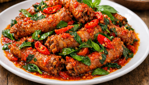 Resep Leher Ayam Balado (Foto: ChatGPT)