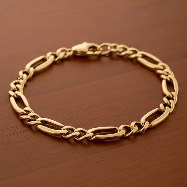 9 Model Gelang Emas Rantai Model Figaro Chain Kekinian, Perpaduan Klasik dan Modern