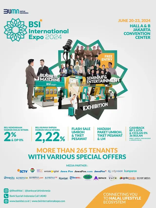 Ada Mini Talkshow Nama Beauty Cosmetics di BSI International Expo 2024, Intip Ragam Promo yang Ditawarkan!