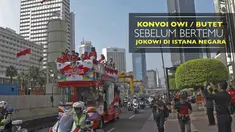 Video konvoi Tontowi Ahmad/Liliyana Natsir sebelum bertemu Presiden Joko Widodo di Istana Negara, Rabu (24/8/2016).