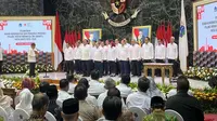 Jusuf Kalla Lantik Pengurus PMI Jakarta (Winda Nelfira/Liputan6.com)