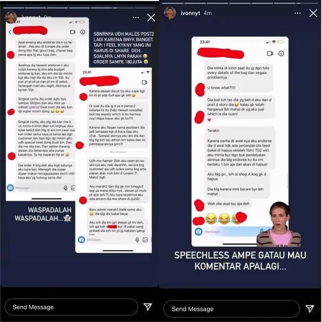 Unggahan warganet @kmwidjaja. (Foto: Instagram @lambe_turah)