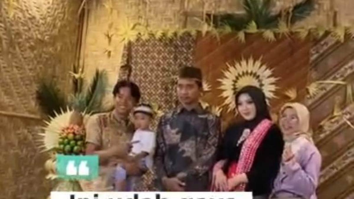 Viral Pernikahan Bertema 70an yang Disebut Bakal Jadi Tren, Pakai Speaker Toa dan Anyaman Bambu