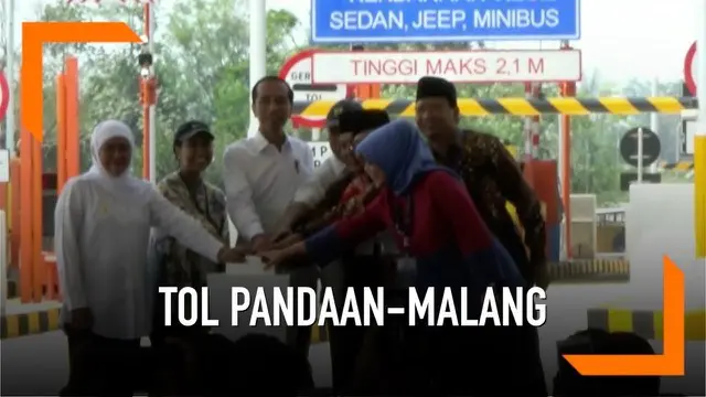 Presiden Joko Widodo meresmikan ruas tol Pandaan-Malang Jawa Timur. Jokowi juga meminta tol digratiskan hingga hari raya Idul Fitri.