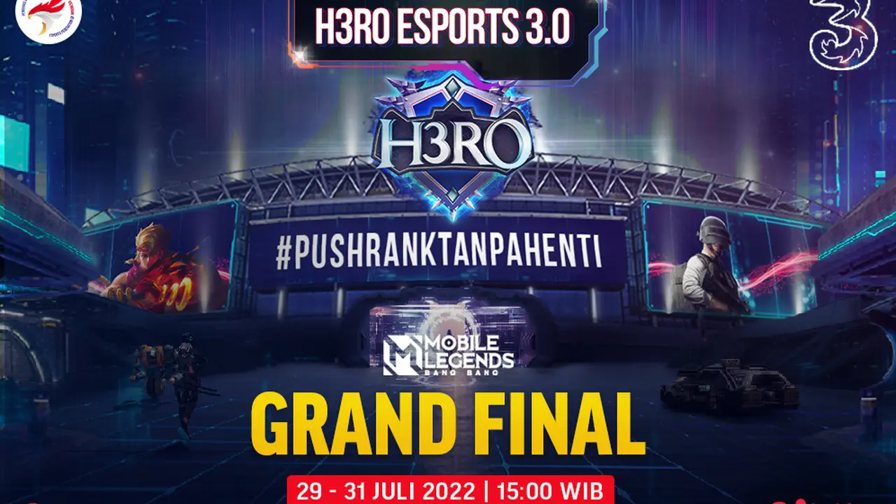Saksikan Live Streaming Grand Final H3RO Esports 3.0 Mobile Legends di Vidio, 29-31 Juli 2022