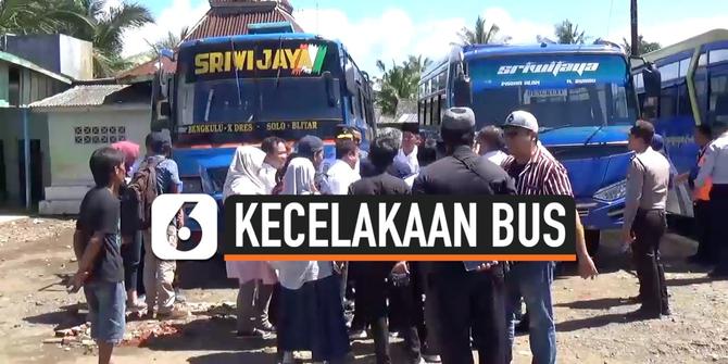 VIDEO: Ini Penyebab Kecelakaan Bus Sriwijaya