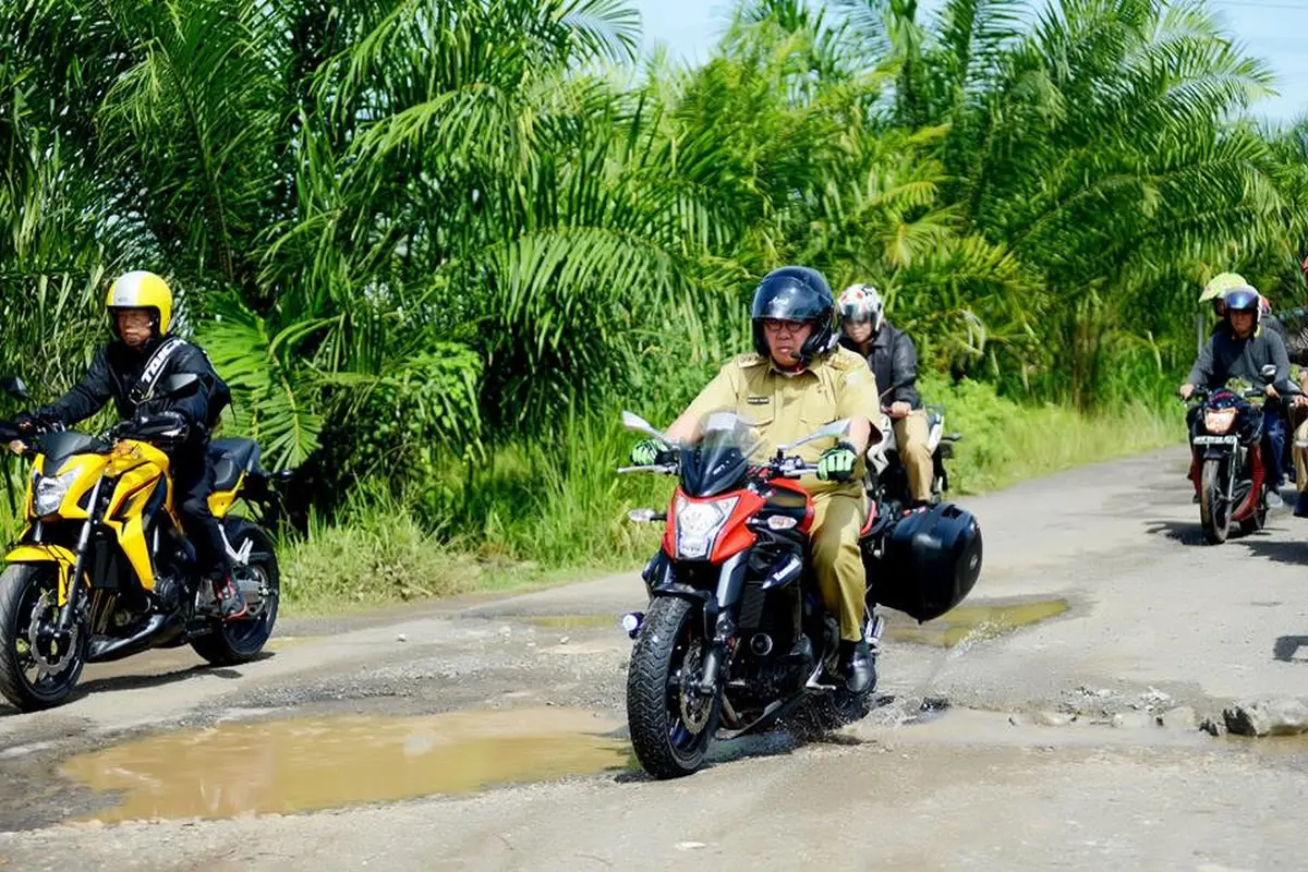 Touring Sidak Jalan Gubernur Bengkulu Kecelakaan 
