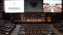 Suasana Rapat Paripurna DPR RI ke-10 Masa Persidangan II Tahun 2018/2019 di Jakarta, Kamis (13/12). Rapat Paripurna didominasi kursi kosong. (Liputan6.com/JohanTallo)