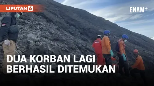 VIDEO: Tim SAR Gabungan Berhasil Temukan 2 Orang Korban Hilang di Erupsi Gunung Marapi