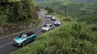 Menjajal kemampuan mobil Mini terbaru di jalanan pegunungan (ist)