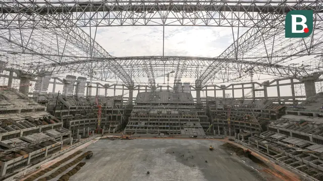 Foto: Mengintip Lebih Dekat Perkembangan Proyek Pembangunan Jakarta International Stadium