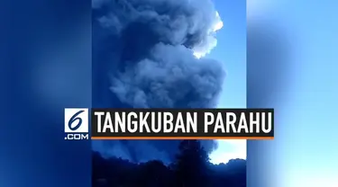 Gunung Tangkuban Parahu di Subang, Jawa Barat mengalami erupsi pada Jumat (26/7/2019) pukul 15.48 WIB dengan tinggi kolom abu teramati sekitar 200 meter di atas puncak atau sekitar 2.284 m di atas permukaan laut.