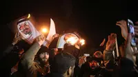 Eksekusi Ulama Syiah, Kedutaan Besar Saudi di Teheran Diserang. Pengunjuk rasa Tehran (Reuters)
