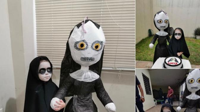 Viral Bocah Rayakan Ulang Tahun Bertema Hantu Valak Citizen6