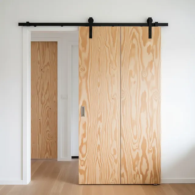 Model Pintu Rumah dari Triplek yang Awet dan Murah (AI)