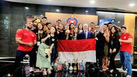Kontingen Indonesia di bawah naungan Persatuan Binaraga dan Fisik Indonesia (PERBAFI) berjaya pada ajang WFF Singapore Grandprix 2023, 2-3 September. (Dokumentasi PERBAFI)