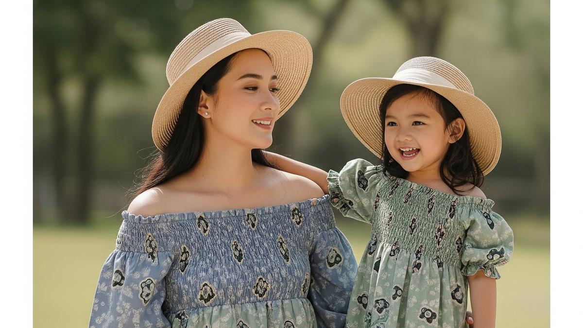 10 Model Tunik Batik Couple Terbaru 2025 yang Stylish, Bikin Ibu dan Anak Tampil Kompak