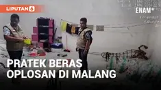 Polisi Bongkar Prakter Beras Oplosan di Malang