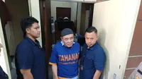 Tiga pelaku mafia tanah diamankan di Polda Jatim. (Dian Kurniawan/Liputan6.com)