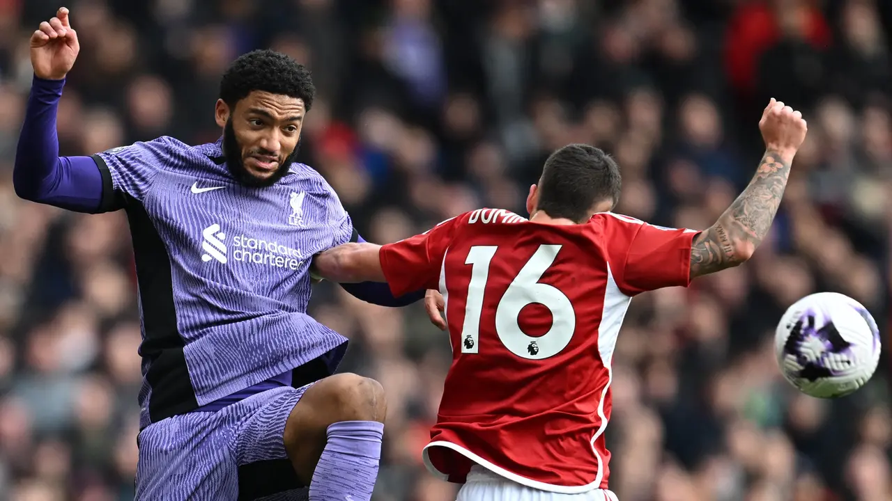 Joe Gomez - Nottingham Forest Vs Liverpool di Premier League 2023/2024