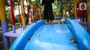 Idris Ahmad meminta Pemerintah Provinsi DKI Jakarta untuk lebih serius dalam menangani rusaknya sejumlah RPTRA. (Liputan6.com/Faizal Fanani)