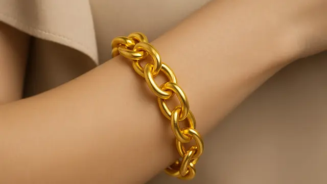 8 Model Gelang Emas 24 Karat 10 Gram Yang Lagi Tren, Mewah Tapi Simpel Untuk Sehari-Hari