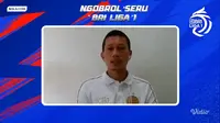 Ismed Sofyan menjadi bintang tamu di Ngobrol Seru BRI Liga 1. (Tangkapan layar Vidio).